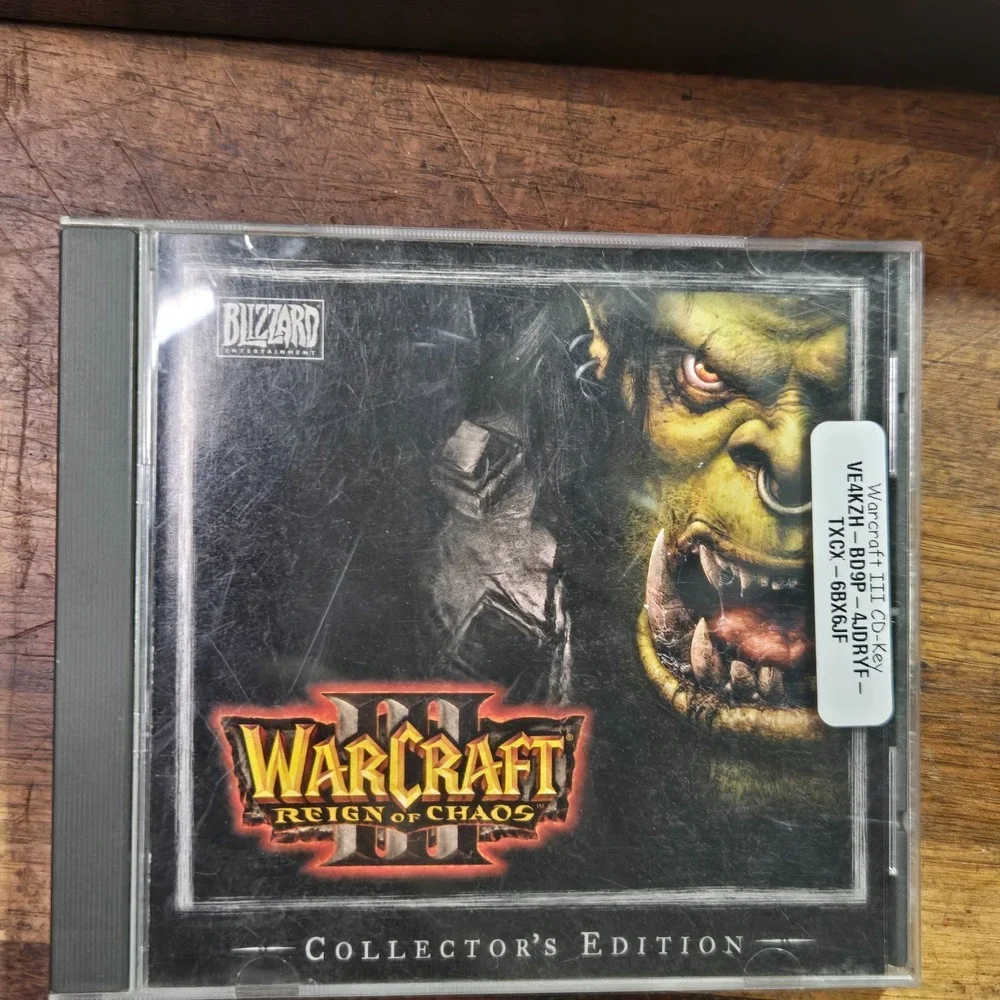 WARCRAFT III 3 Reign of Chaos Game Collector's Edition Blizzard Box Set
